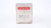 Wiking H0 08470428 Opel Rekord A blau-weiß
