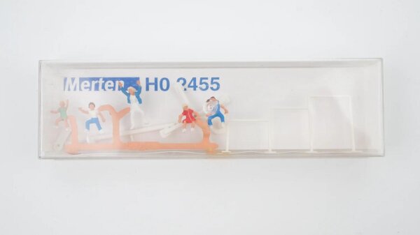 Merten H0 2455 Gerätespielplatz Karussell Reck Wippe