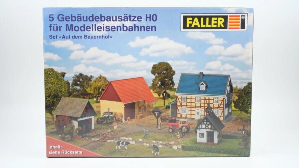 Faller H0 29095551 5 Gebäudesätze Set Auf dem Bauernhof