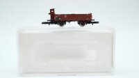 Märklin Z 82322 Niederbordwagen mit Bremserhaus O 10...