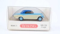 Wiking H0 014421 MB 220 Coupé blau-beige