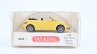 Wiking H0 002801 VW The New Beetle Cabrio gelb-schwarz