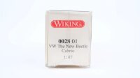 Wiking H0 002801 VW The New Beetle Cabrio gelb-schwarz