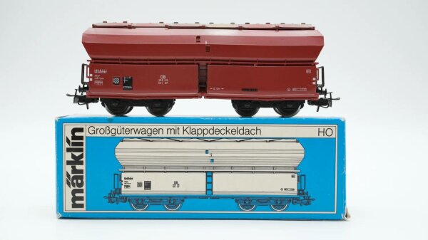 Märklin H0 4626 Großgüterwagen mit Klappdeckeldach DB