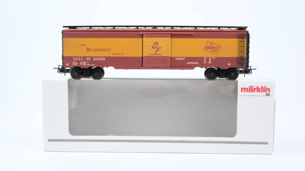 Märklin H0 45711 Gedeckter US-Güterwagen Milwaukee Road