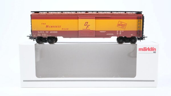 Märklin H0 45711 Gedeckter US-Güterwagen Milwaukee Road
