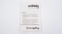 Märklin H0 46119 Bahndienstwagen Schneepflug Klima der DB