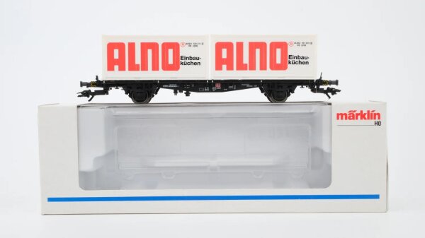 Märklin H0 48501 Behälter-Tragwagen (Containerwagen ALNO)  Lgjs  598 der DB  DB AG