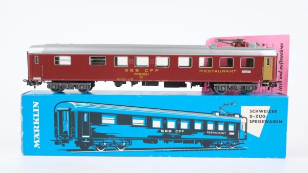 Märklin H0 4068 Schweizer D-Zug-Speisewagen SBB