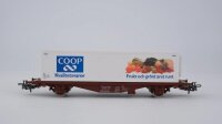 Märklin H0 4673 Containerwagen COOP Kvalitetsvaror