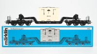 Märklin H0 4618 Tiefladewagen mit Übersee-Kiste...