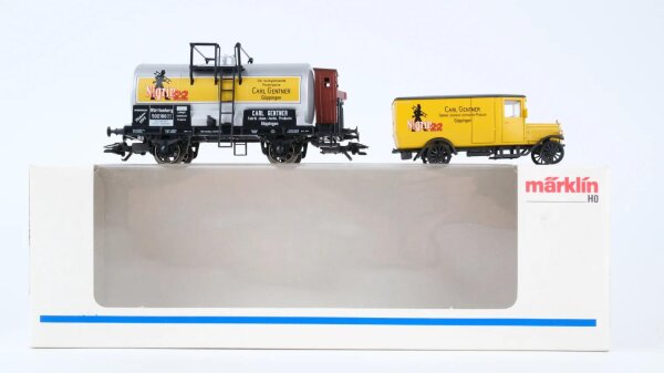 Märklin H0 84695 Museumswagen Kesselwagen Nigrin 22 Carl Gentner K.W.Sts.E. Museum 1995