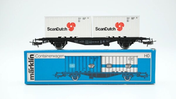 Märklin H0 4770 Behälter-Tragwagen (Containerwagen) ScanDutch DB