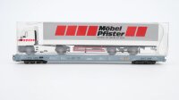 Märklin H0 47423 Niederflurwagen mit Lkw-Transport 498 6 629-1 SBB-CFF