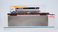 Märklin H0 4841 Niederflurwagen mit DEA Tank LKW DB