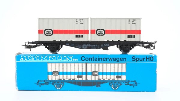 Märklin H0 4664 Containerwagen Deutsche Bundesbahn DB