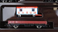Märklin Z 8664 Niederbordwagen-Set Zirkuswagen "Barum" DB