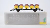 Minitrix N 15957 Behältertragwagen Roßberg...