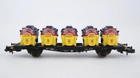Minitrix N 15957 Behältertragwagen Roßberg Bauern-Spätzle Lbgjs 598 DB
