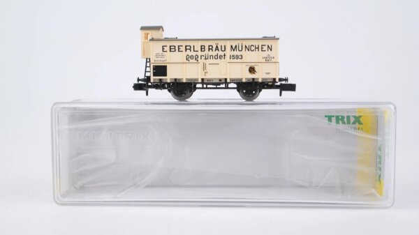 Minitrix N 15954 Gedeckter Güterwagen Eberlbräu München G 10 K.Bay.Sts.B.