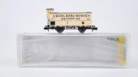 Minitrix N 15954 Gedeckter Güterwagen Eberlbräu...
