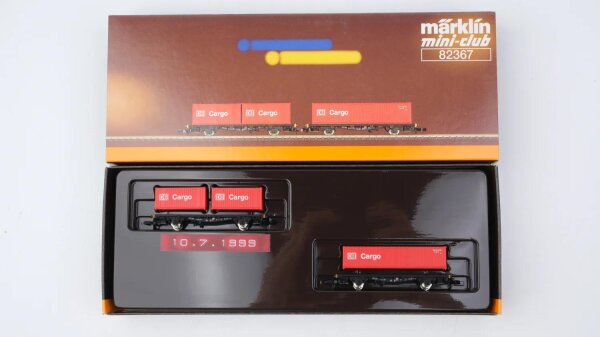 Märklin Z 82367 Containerwagen-Set DB Cargo