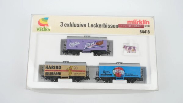 Märklin H0 84418 Güterwagen-Set "3 exklusive Leckerbissen"
