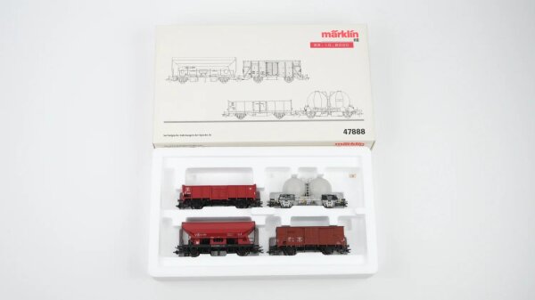 Märklin H0 47888 Güterwagen Set Erz Seitenentladewagen SNCB