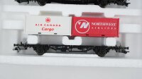 Märklin H0 47682 Güterwagen-Set Containerwagen Luftfracht DB