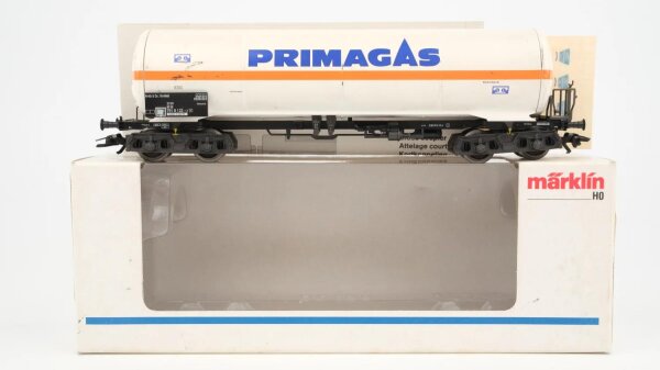 Märklin H0 4848 Druckgas-Kesselwagen PRIMAGAS  Kesselwagen der DB