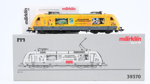Märklin H0 39370 E-Lok Fußball Land 2006 BR 101 001-6 DB Wechselstrom Digital