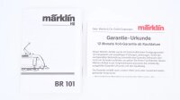 Märklin H0 39370 E-Lok Fußball Land 2006 BR 101 001-6 DB Wechselstrom Digital