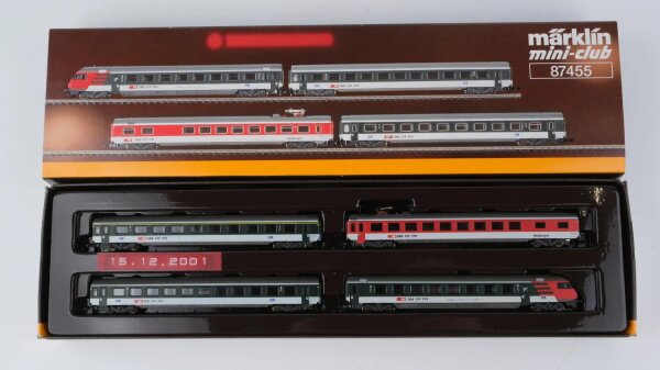 Märklin Z 87455 Reisezugwagen-Packung Wagen der SBB