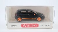 Wiking H0 007403 VW Golf VI schwarzmatt-orange