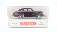 Wiking H0 011049 Opel Kapitän 51 aubergine