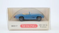 Wiking H0 083407 MB 300 SL Roadster hellblau