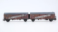 Märklin H0 48854 Gedecktes Güterwagenpaar...