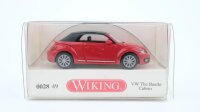 Wiking H0 002849 VW The Beetle Cabrio rot-schwarz