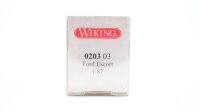 Wiking H0 020303 Ford Escort gelb-schwarz