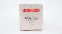 Wiking H0 00760232 VW Golf VI GTD dunkelblau