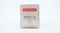 Wiking H0 07940226 VW Käfer 1200 Cabrio silber