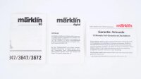 Märklin H0 3647 Diesellok BR 212 242-2 DB Wechselstrom Digital (Vermutlich Verharzt)