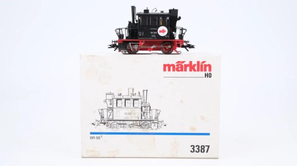 Märklin H0 3387 Dampflok Glaskasten BR 98 308 DB Wechselstrom