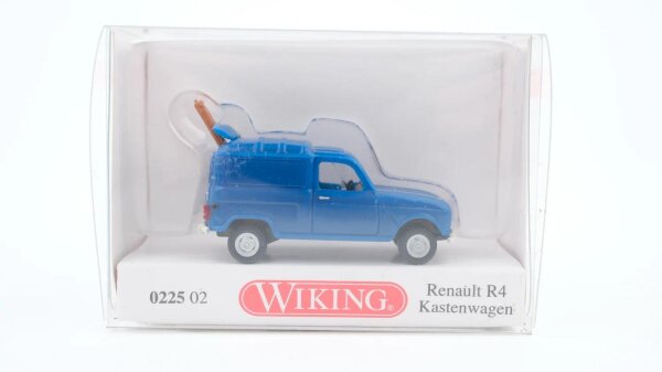 Wiking H0 022502 Renault R4 Kastenwagen blau