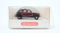 Wiking H0 08090923 Citroen 2 CV weinrot-schwarz