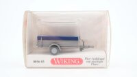 Wiking H0 005603 Pkw-Anhänger mit niedriger Plane