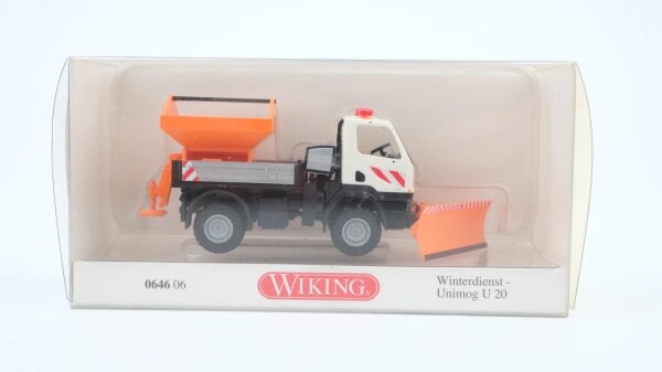 Wiking H0 064606 Unimog U 20 - Winterdienst