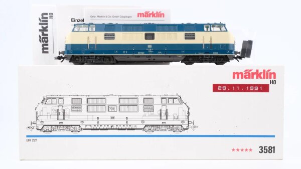 Märklin H0 3581 Diesellok BR 221 118-3 DB Wechselstrom