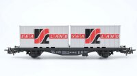 Märklin H0 4668 Behälter-Tragwagen (Containerwagen, SeaLand) Typ Berlin der DB
