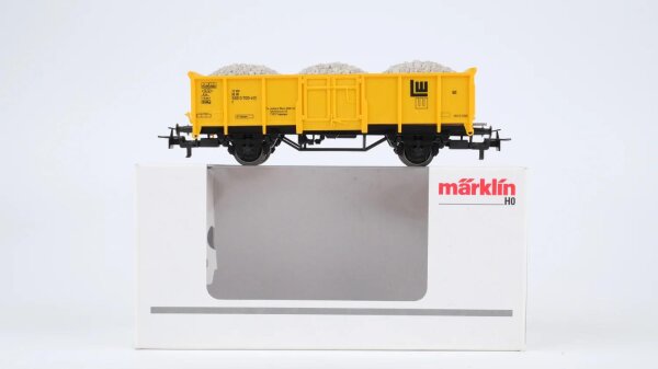 Märklin H0 00754-01 Offener Güterwagen (gelb) der DB